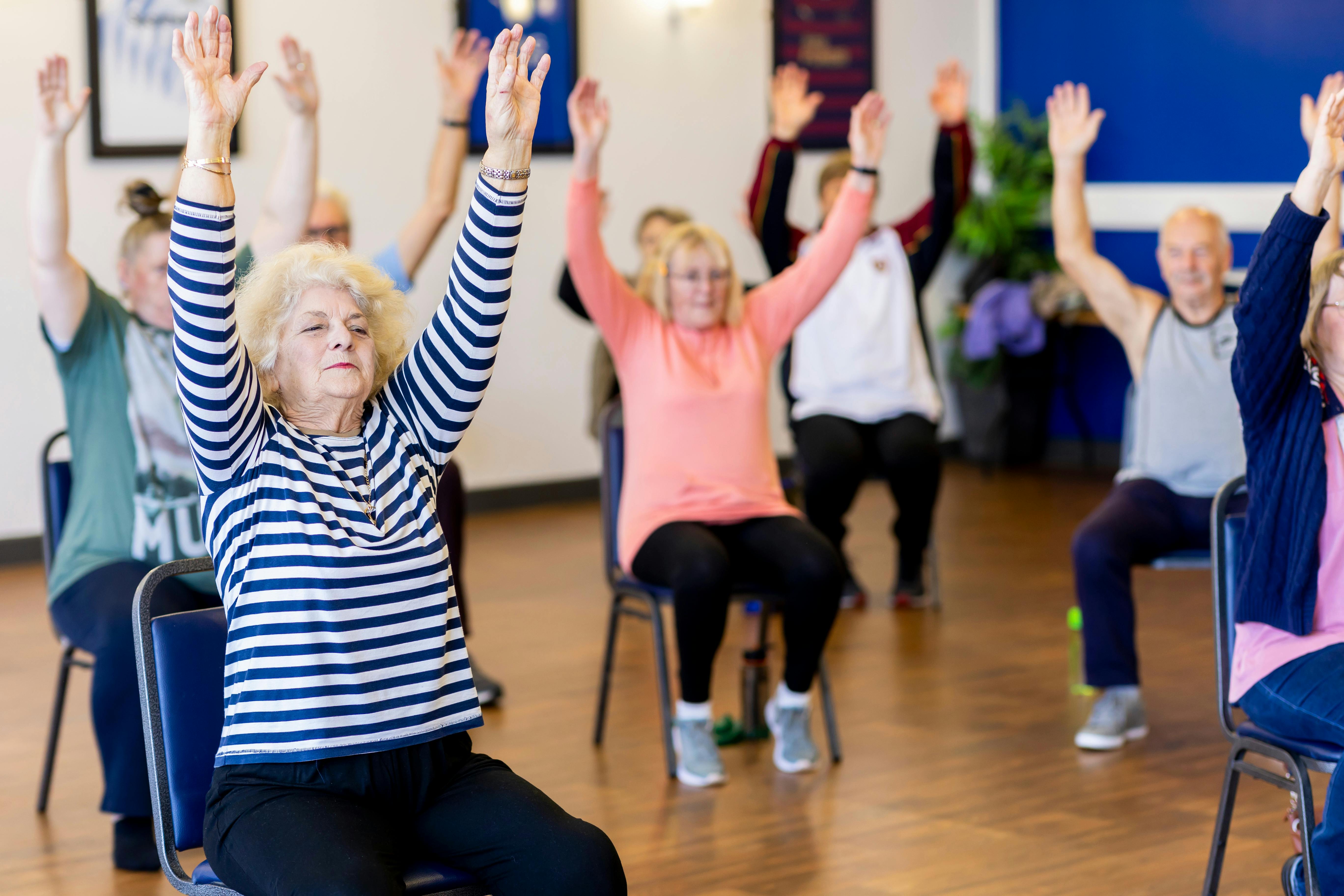 Senior Fit fitness class at GymHub